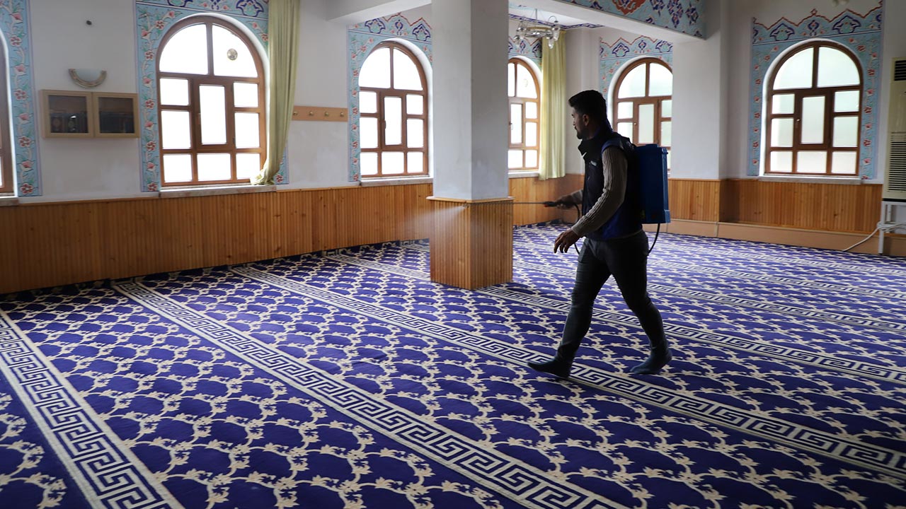 Camiler ve Din Görevlileri Haftası’nda Çankırı’da camiler temizlendi
