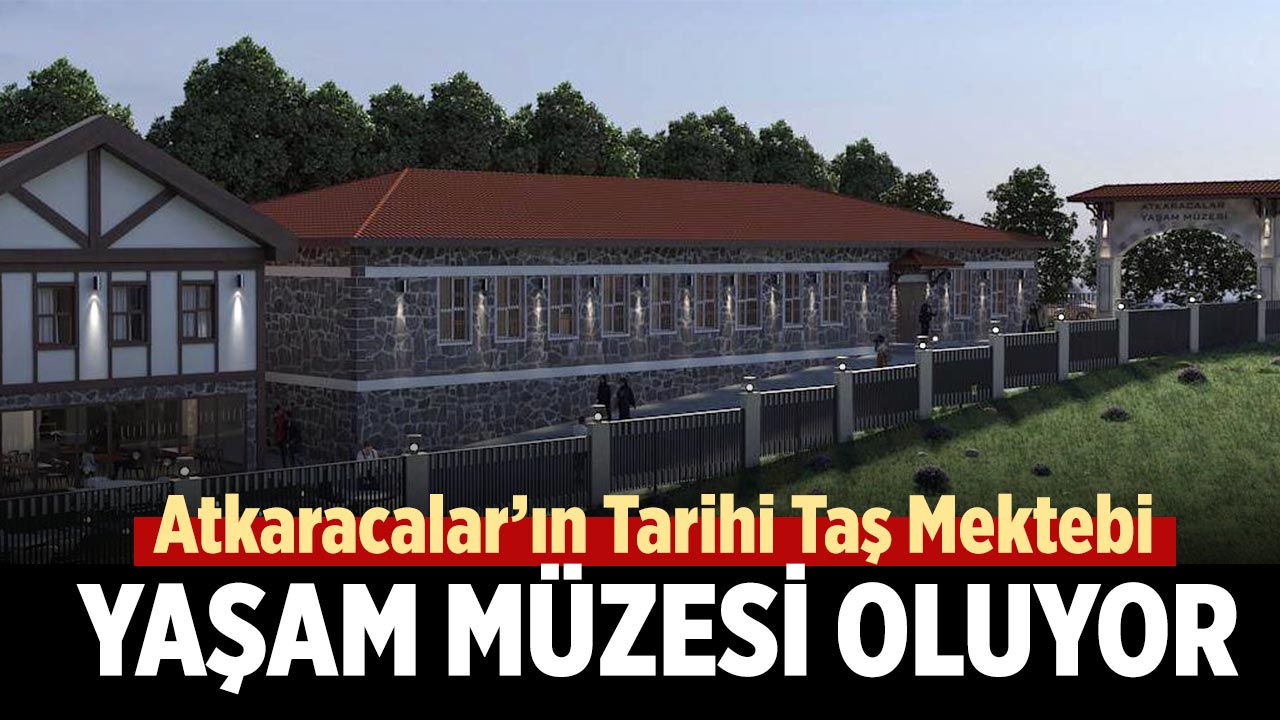 Atkaracalar’ın Tarihi Taş Mektebi Yaşam Müzesi oluyor