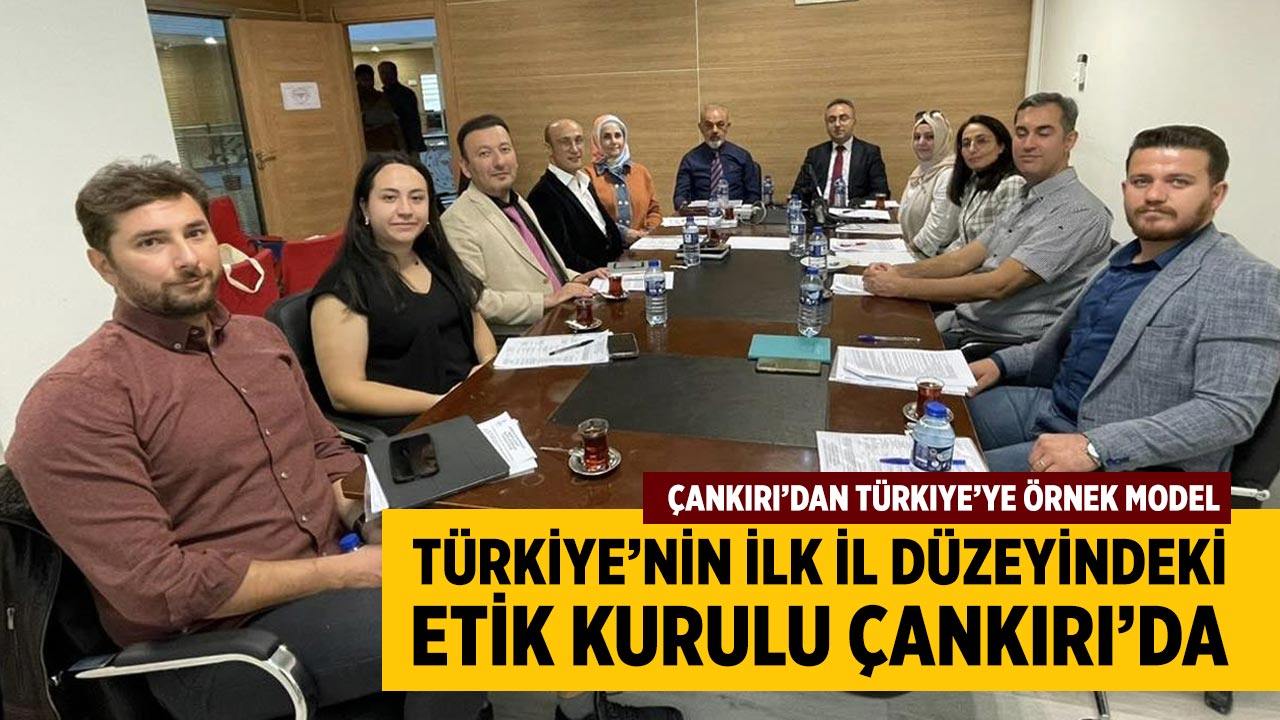 Çankırı İl Sağlık Müdürlüğü Türkiye’de bir ilke imza attı