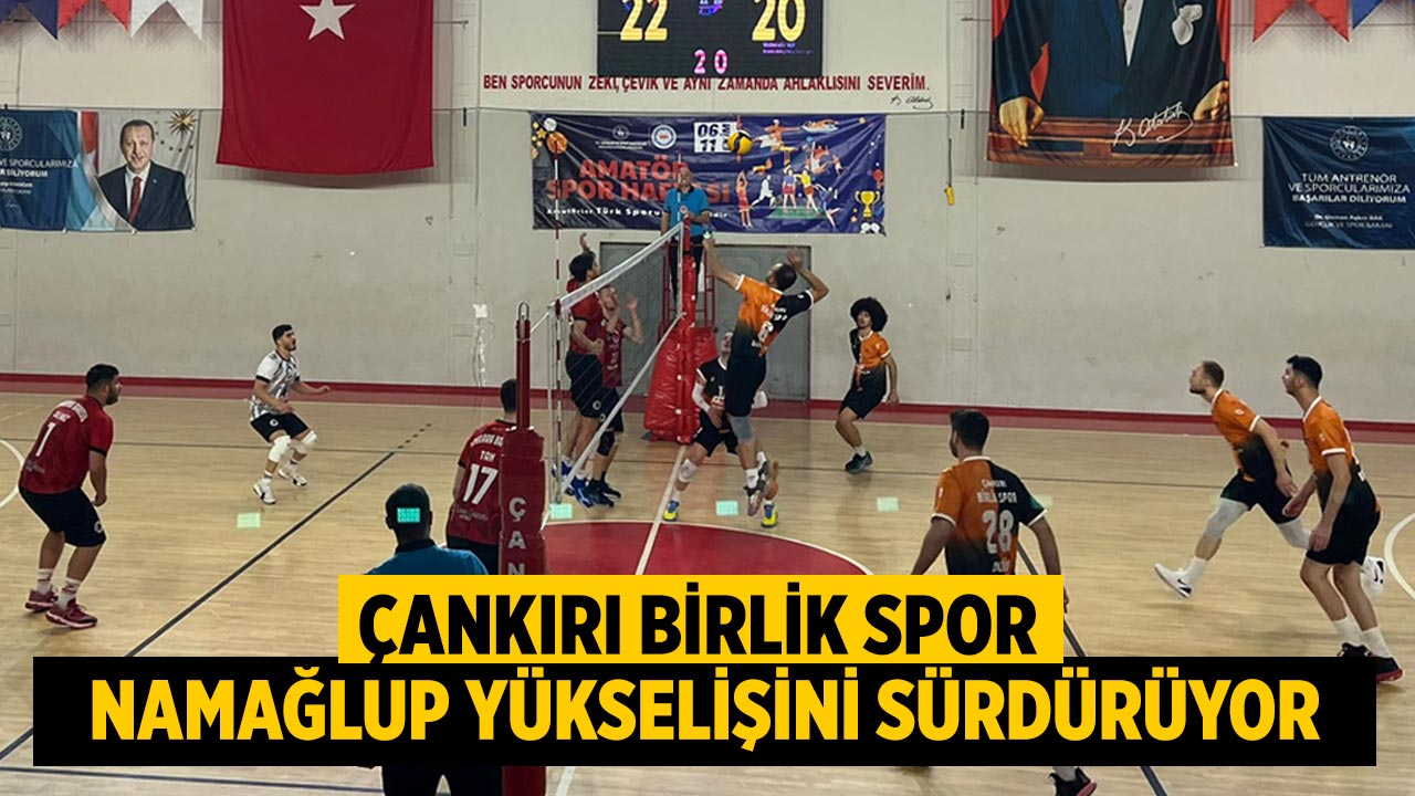 Çankırı Birlik Spor ligde namağlup yükselişini sürdürüyor!