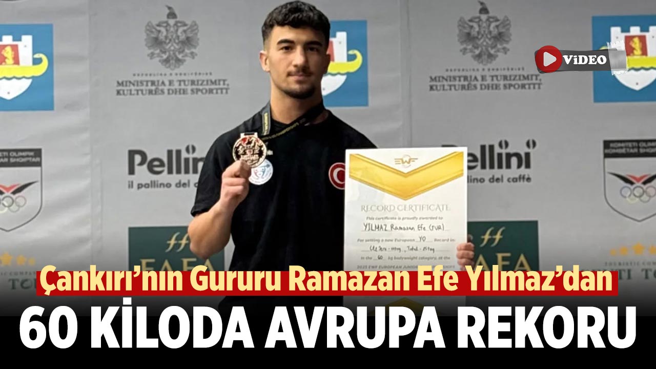 Ramazan Efe Yılmaz’dan 60 Kiloda Avrupa Rekoru