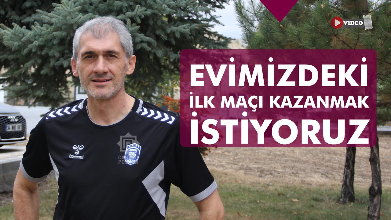 Zafer Ulusal: “Evimizdeki ilk maçı kazanmak istiyoruz”