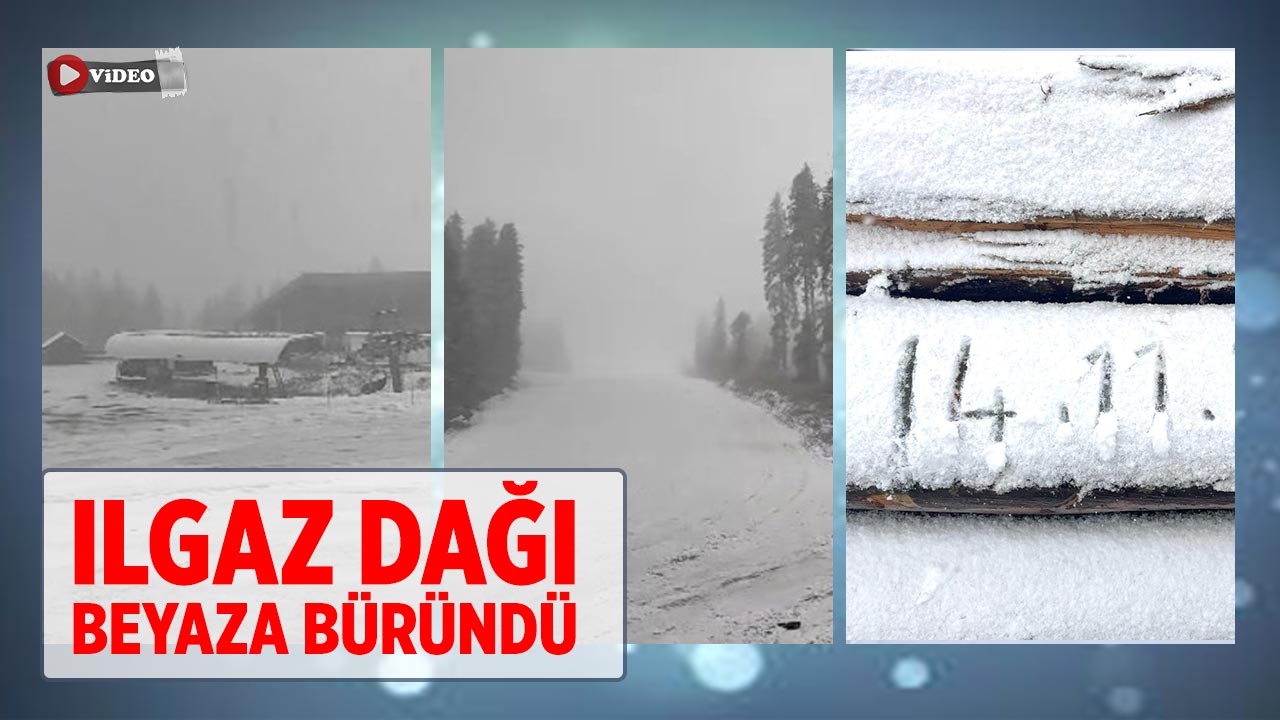 Ilgaz Dağı Beyaza Büründü