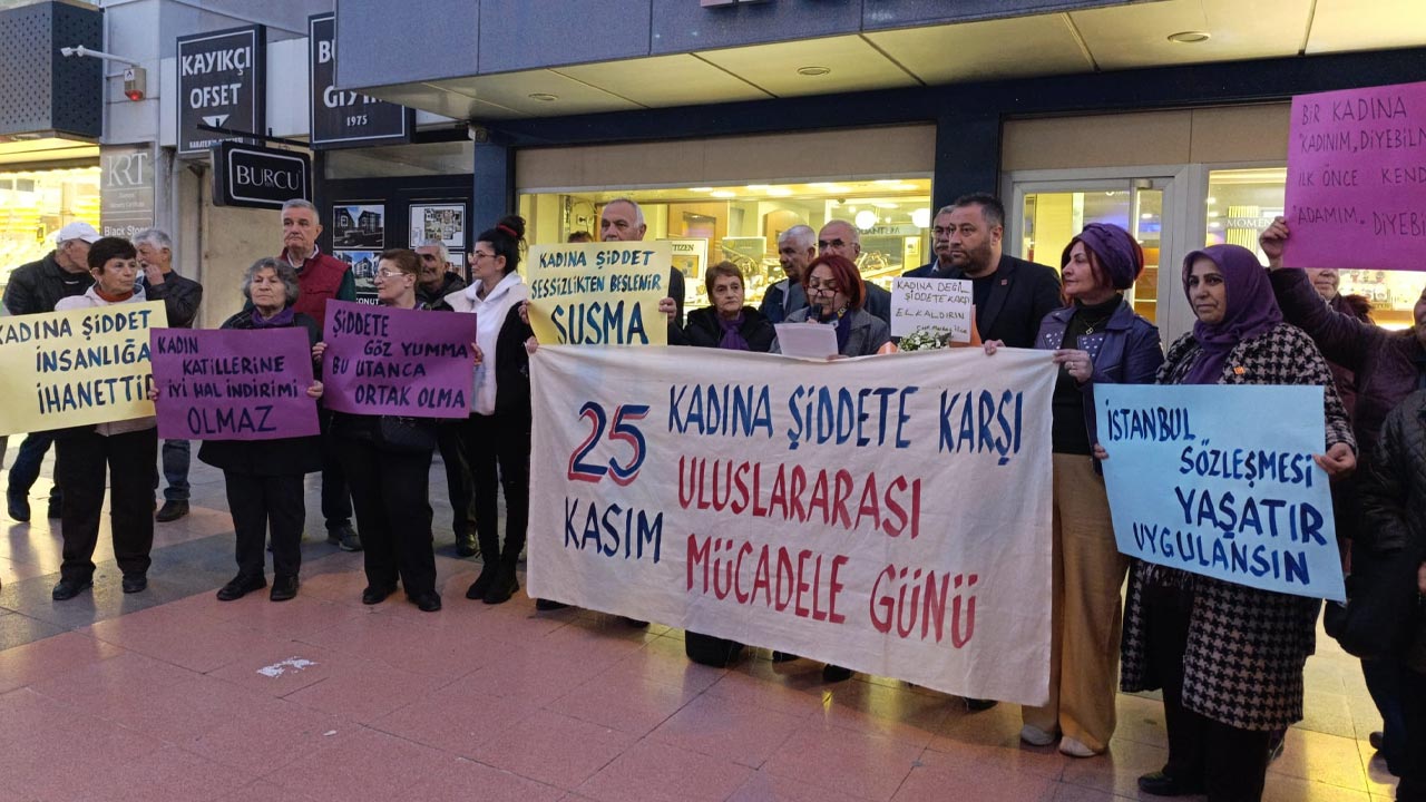 Çankırı’da CHP Kadın Kolları’ndan şiddete karşı ortak mesaj