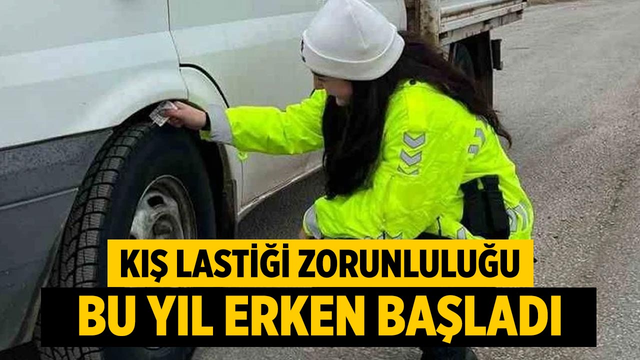 Kış Lastiği Zorunluluğu Erken Başladı