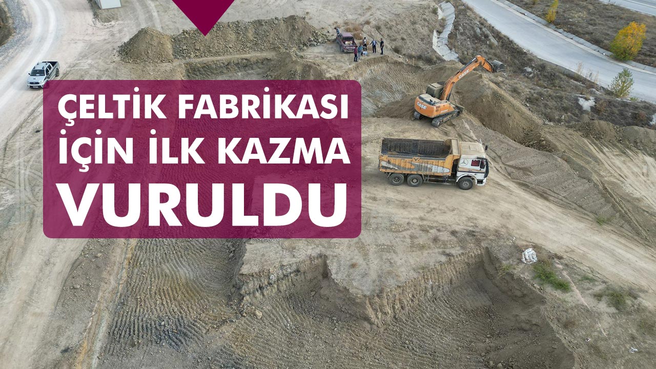 Ilgaz’da Çeltik Fabrikası için ilk kazma vuruldu