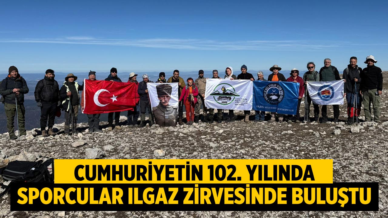 Cumhuriyetin 102. Yılında Sporcular Ilgaz Zirvesinde Buluştu