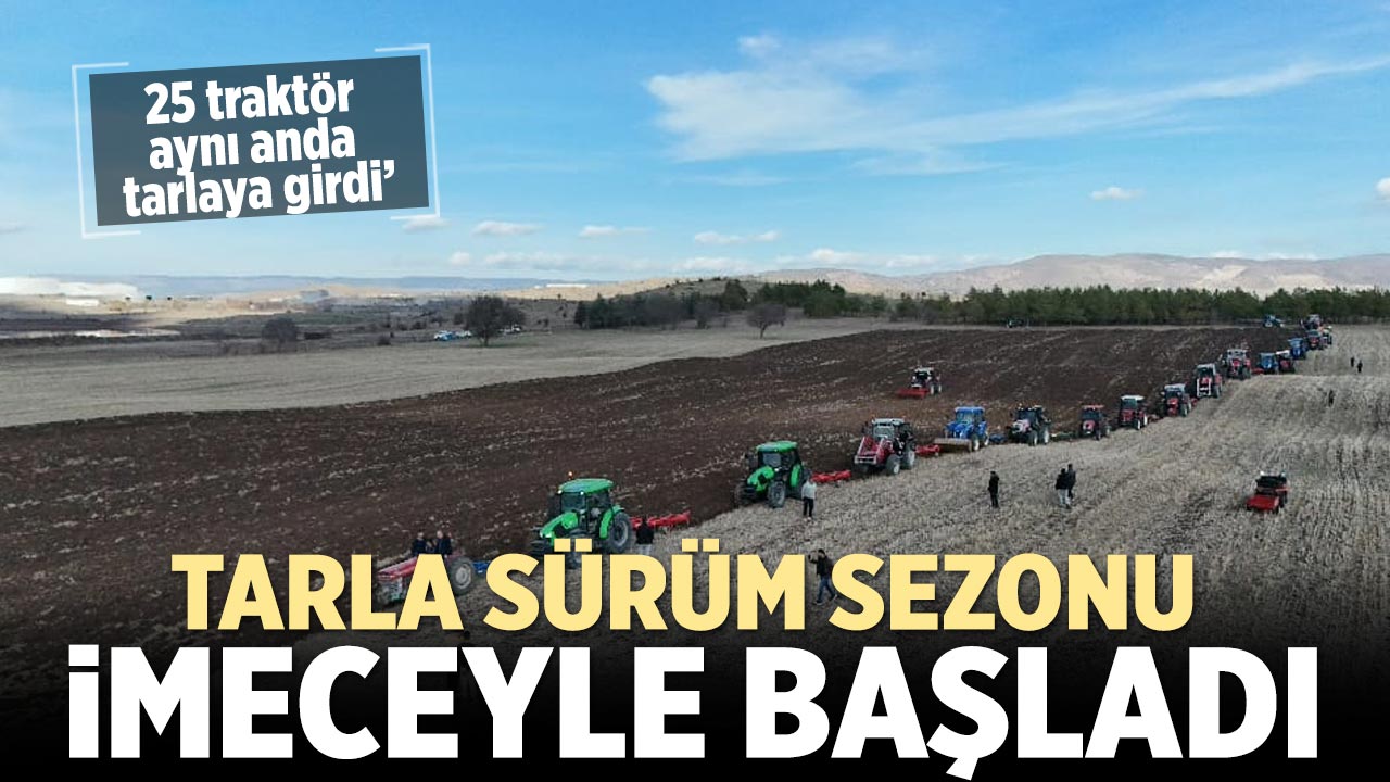 Çankırı’da tarla sürüm sezonu imeceyle başladı