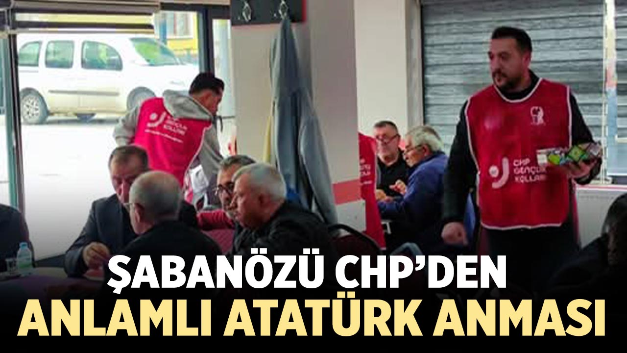 Şabanözü’nde Atatürk ve Şehitler Anısına Lokum İkramı