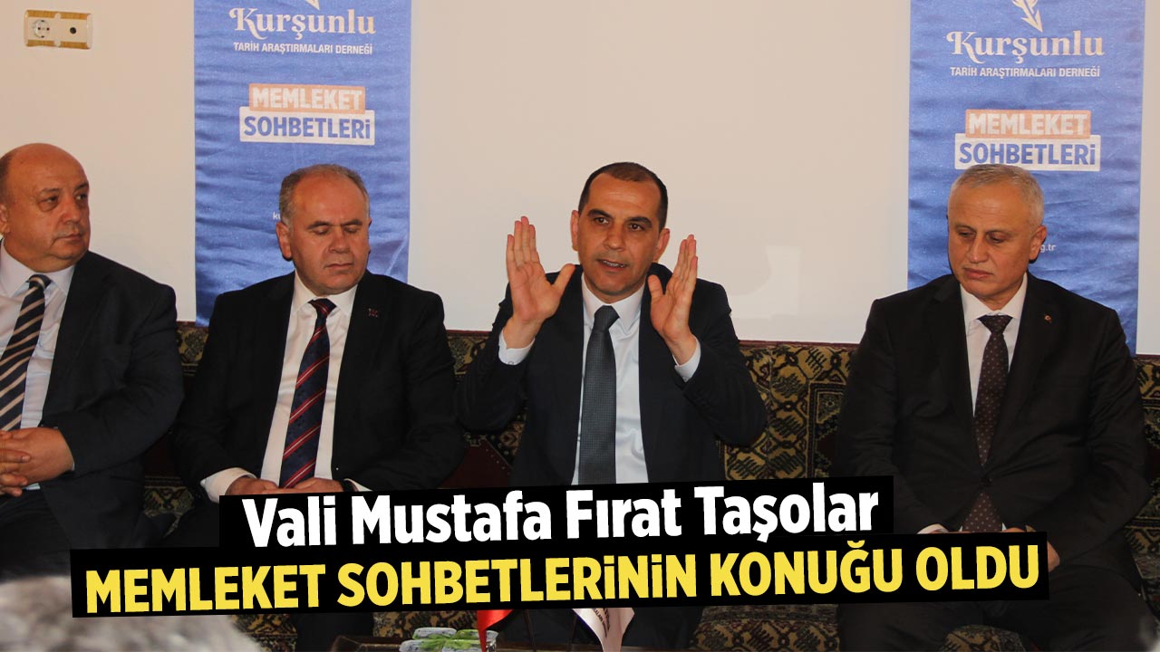 Vali Taşolar, Memleket Sohbetlerinin konuğu oldu