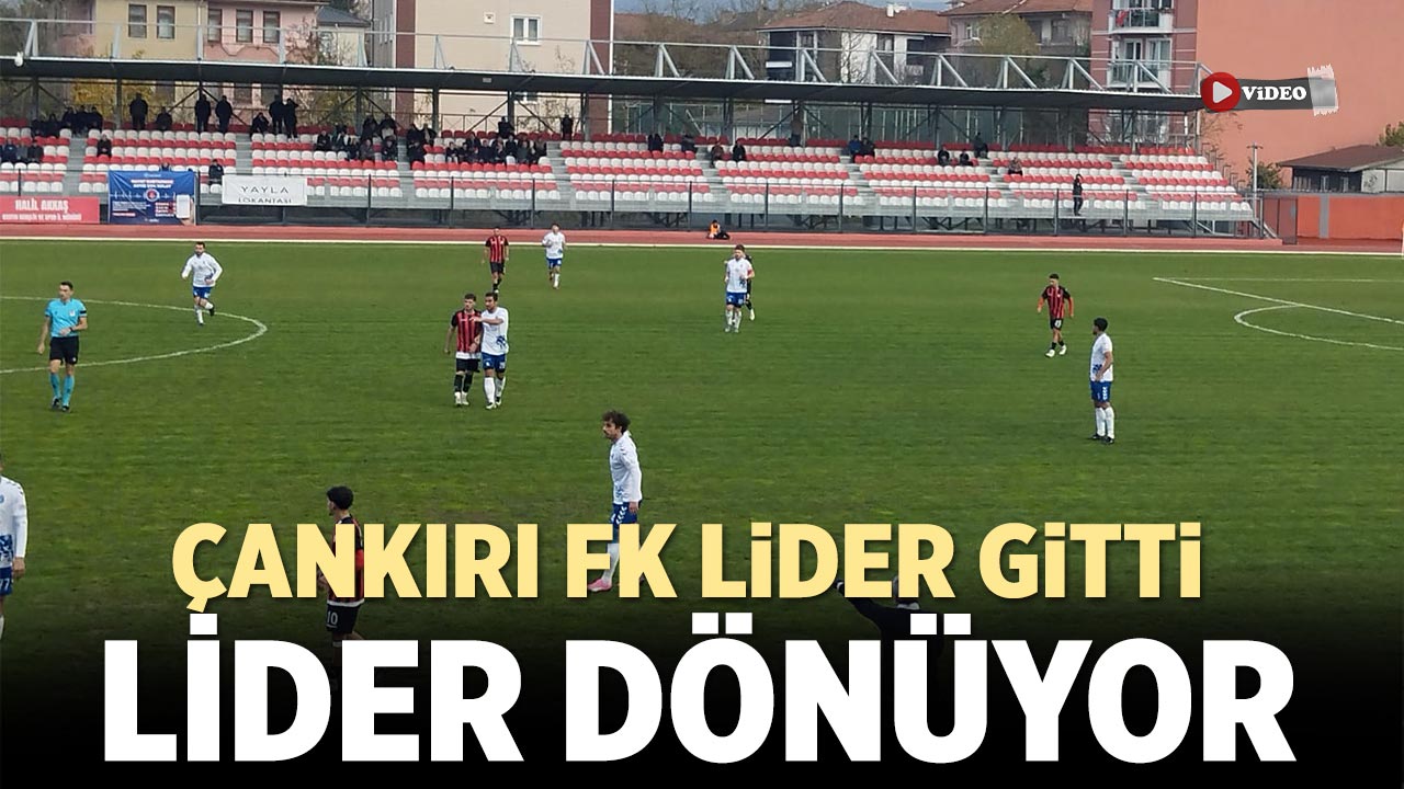 Çankırı FK Bartın'a lider gitti lider dönüyor