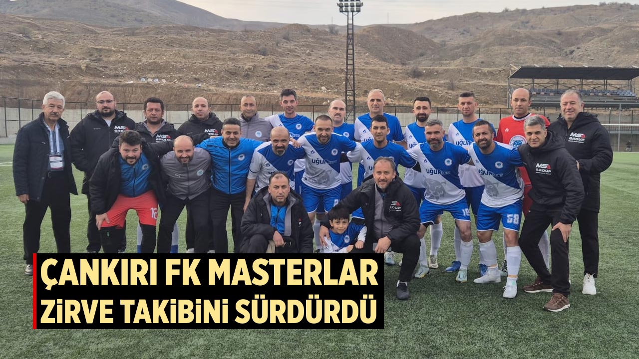 Çankırı FK Masterlar Zirve Takibini Sürdürdü: 2-0