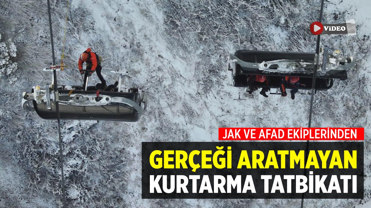 Ilgaz Dağı’nda JAK ve AFAD Ekiplerinden Gerçeği Aratmayan Kurtarma Tatbikatı