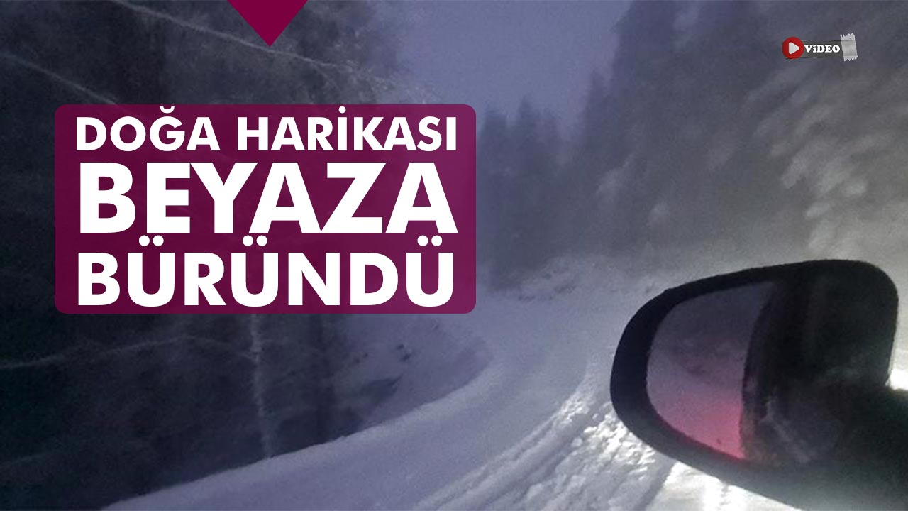 Çankırı’nın doğa harikası yaylası beyaza büründü