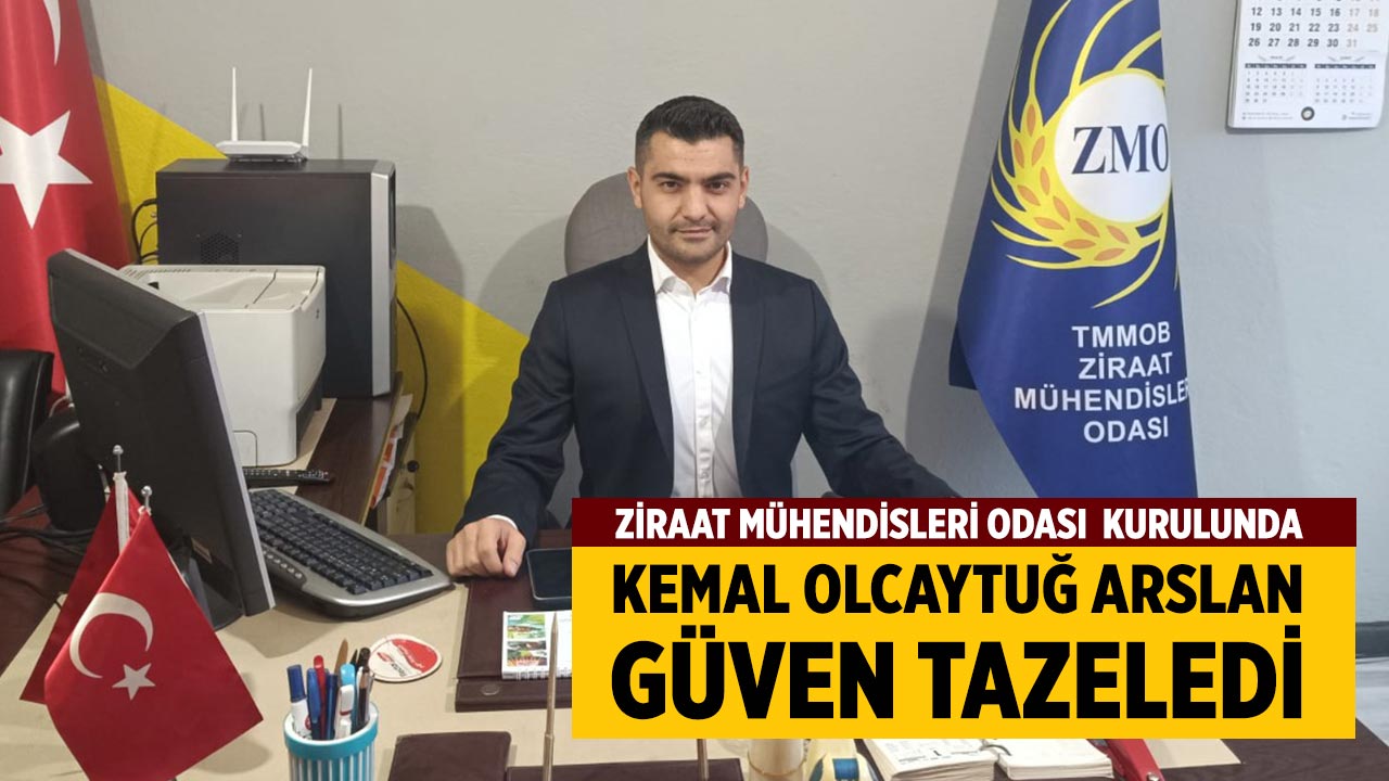 Ziraat Mühendisleri Odası Çankırı’da Kemal Olcaytuğ Arslan Güven Tazeledi