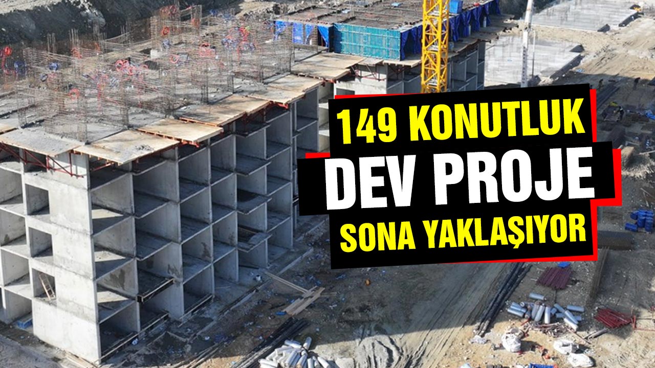 Çankırı'da 149 Konutluk Dev Proje Sona Yaklaşıyor