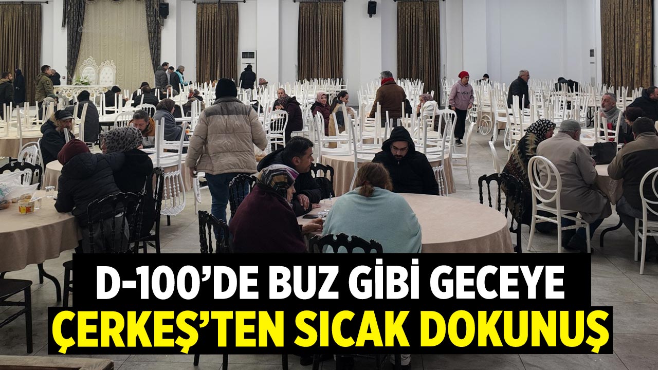 D-100’de Buz Gibi Geceye, Çerkeş’ten Sıcak Dokunuş