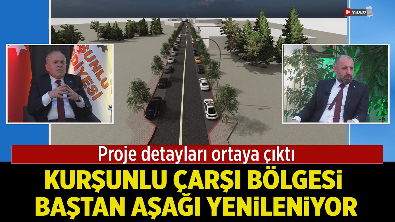 Kurşunlu Çarşı Bölgesi Baştan Aşağı Yenileniyor! Proje detayları ortaya çıktı