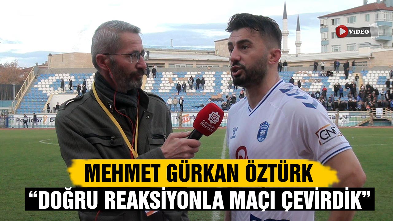 Mehmet Gürkan Öztürk: “Doğru reaksiyonla maçı çevirdik”