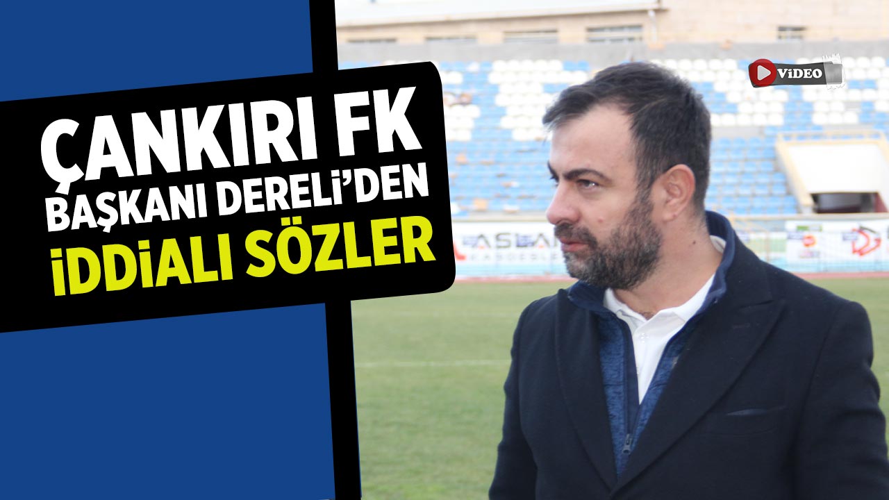 Çankırı FK Başkanı Dereli: “Taraftarımızın desteğiyle şampiyonluğa yürüyoruz”