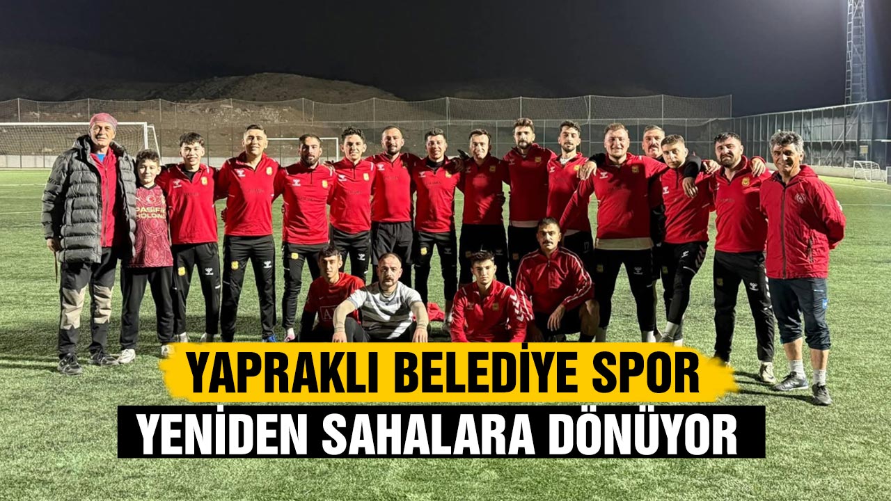 Yapraklı Belediye Spor, yeniden sahalara dönüyor