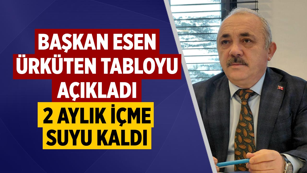 Başkan Esen: Çankırı’nın 2 Aylık İçme Suyu Kaldı