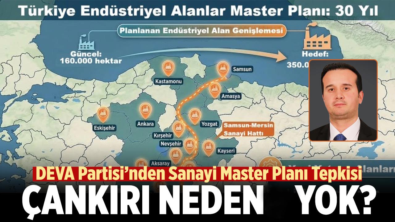 DEVA Partisi’nden Sanayi Master Planı Tepkisi: Çankırı Neden Yok?