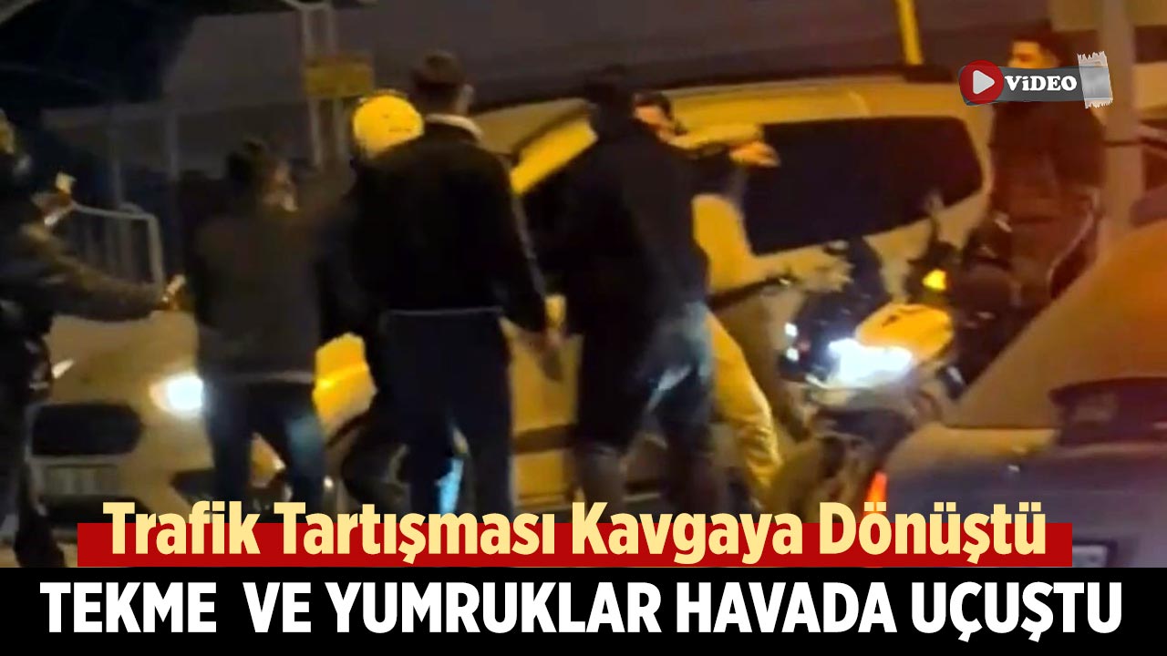 Çankırı’da Trafik Tartışması Kavgaya Dönüştü: Yumruk ve Tekmeler Havada Uçuştu