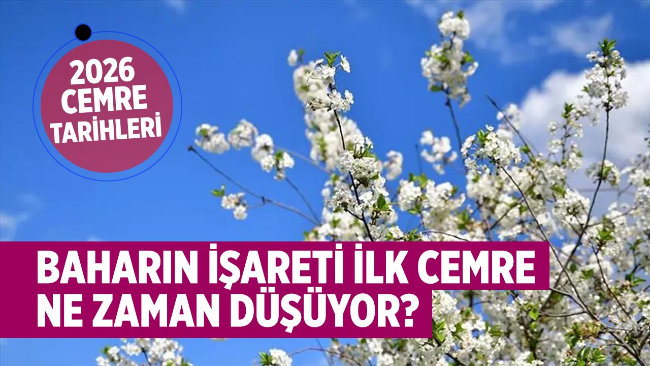 Baharın İlk İşareti İlk Cemre Düşüyor