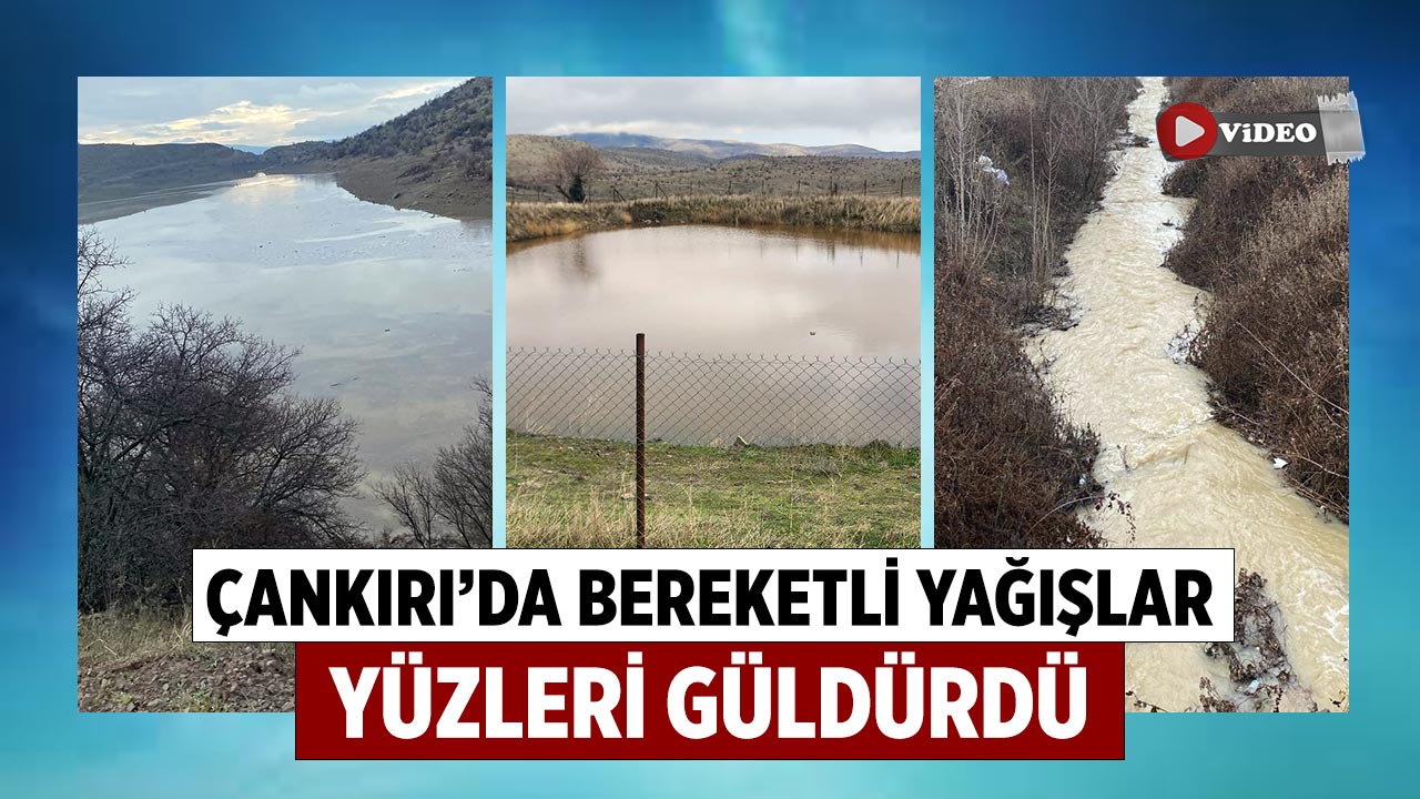 Çankırı’da Bereketli Yağışlar Yüzleri Güldürdü