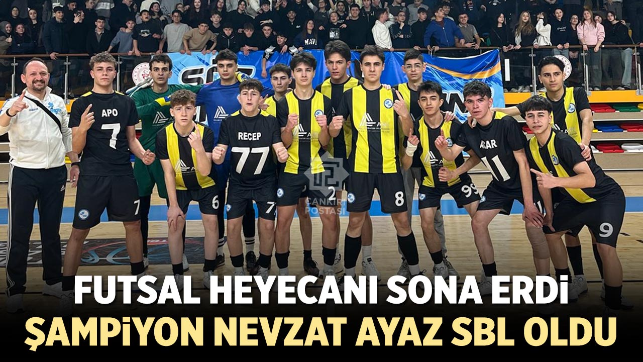 Çankırı Futsal İl Birinciliğinde Şampiyon Nevzat Ayaz SBL Oldu
