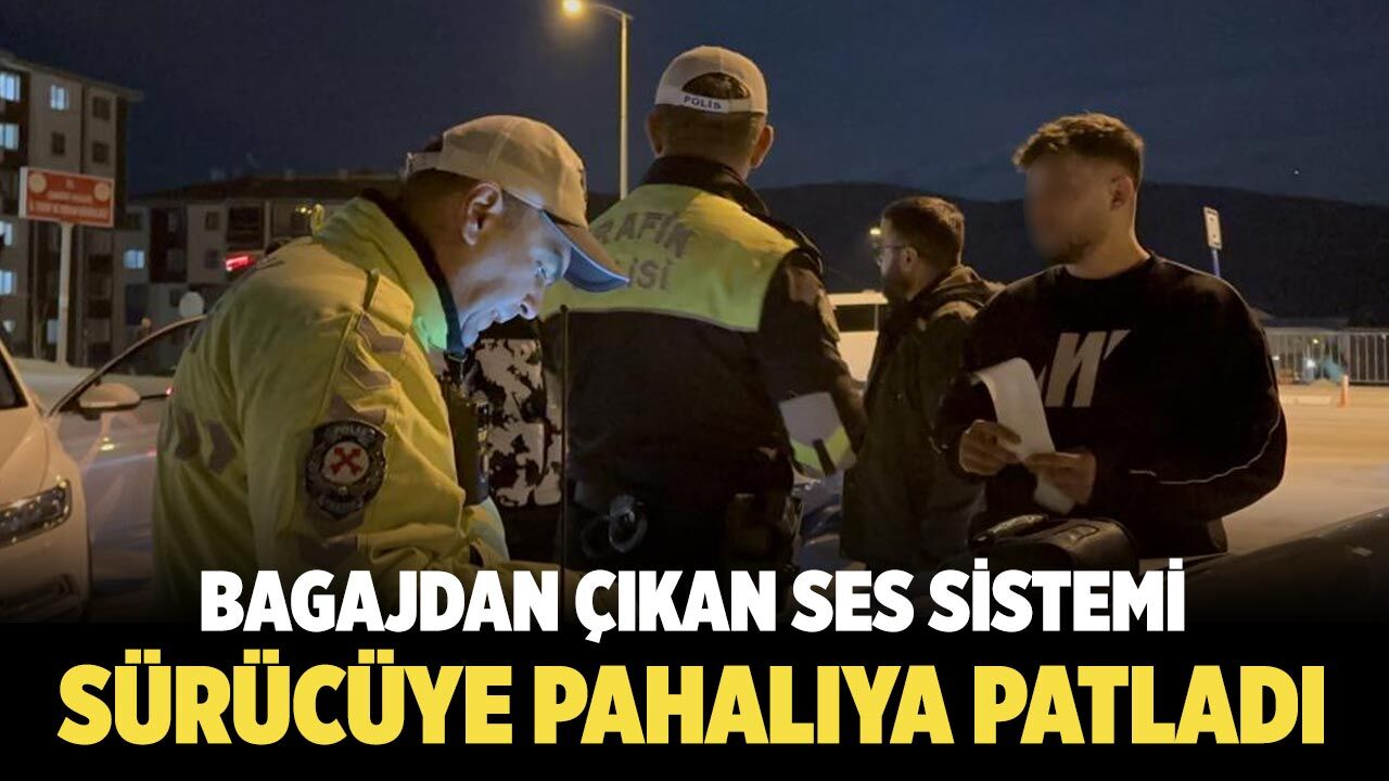 Çankırı'da Bagajdan Çıkan Ses Sistemi Sürücüye Pahalıya Patladı