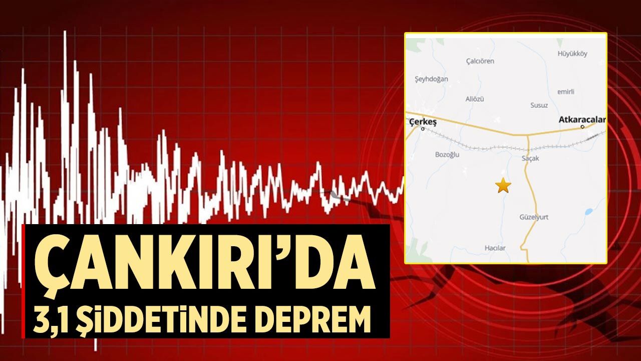 Çankırı’nın O İlçesinde 3.1 Şiddetinde Deprem Meydana Geldi