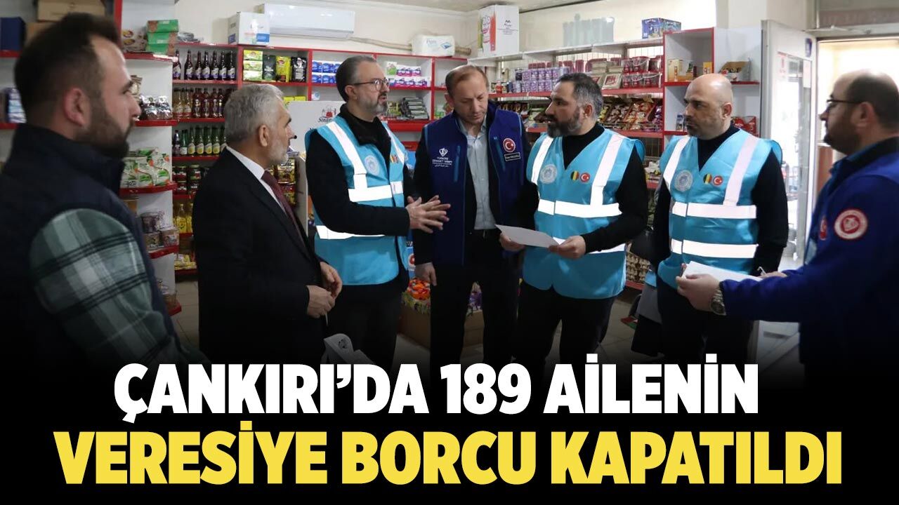 Çankırı’da 189 Ailenin Veresiye Borcu Kapatıldı