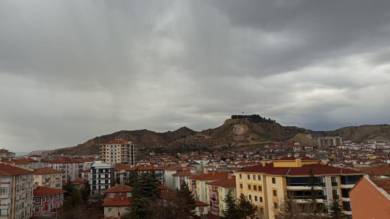 Çankırı’da bir günde en fazla yağış Merkez İlçeye düştü