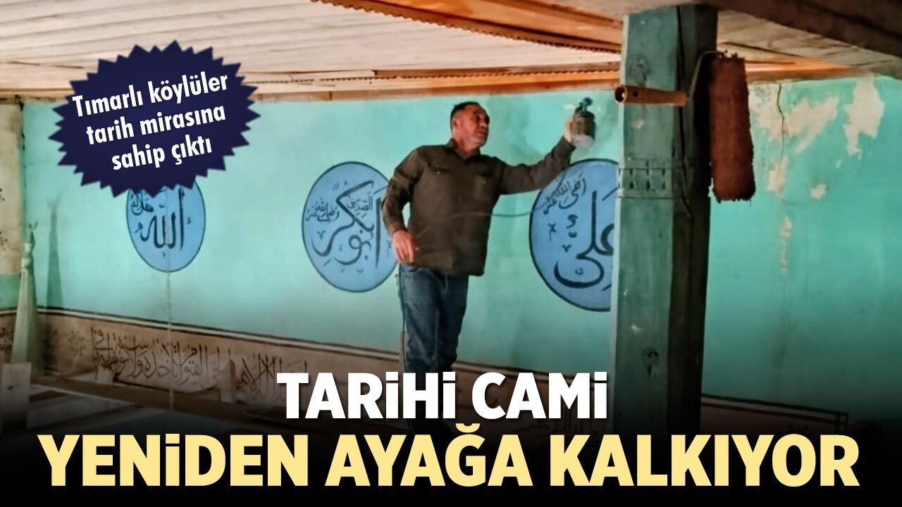 Çankırı'da tarihi cami yeniden ayağa kalkıyor