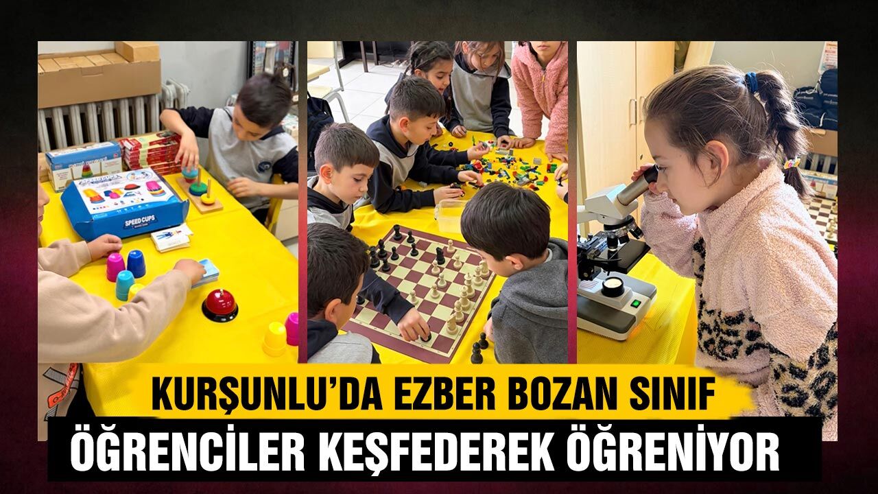 Kurşunlu’da Ezber Bozan Sınıf: Öğrenciler Keşfederek Öğreniyor