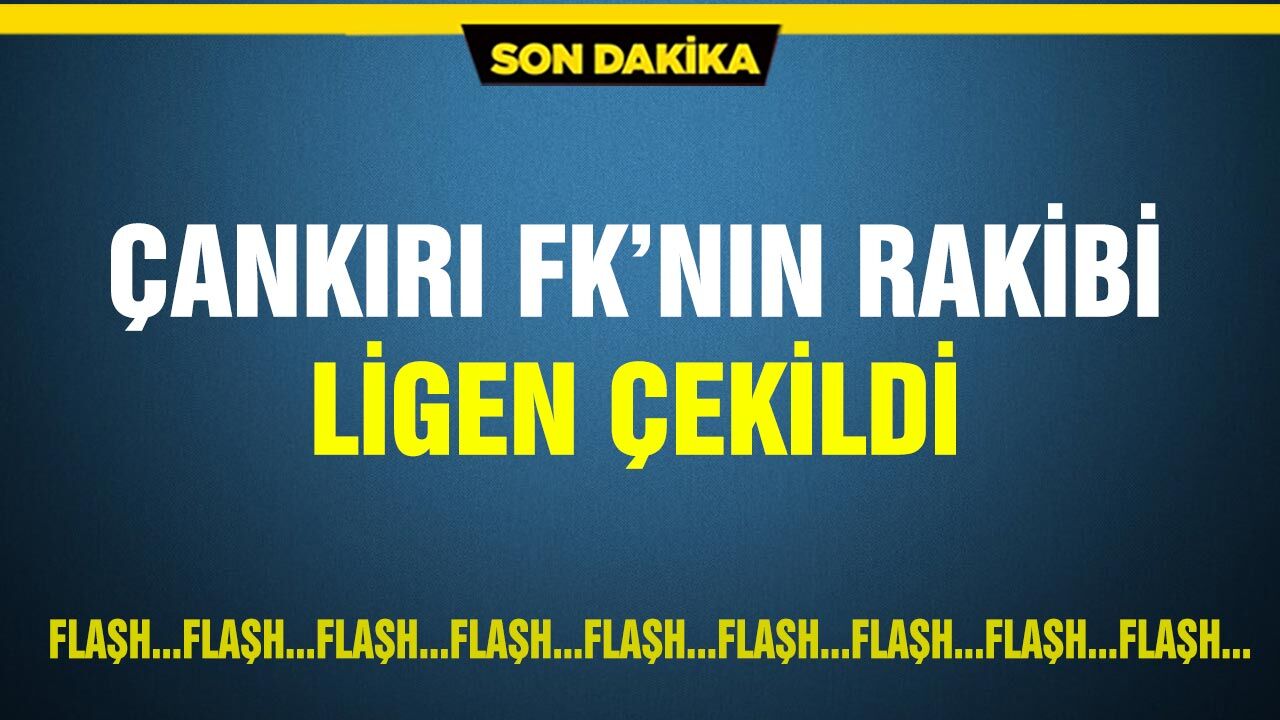 Çankırı FK’nın Rakibi Ligden Çekildi