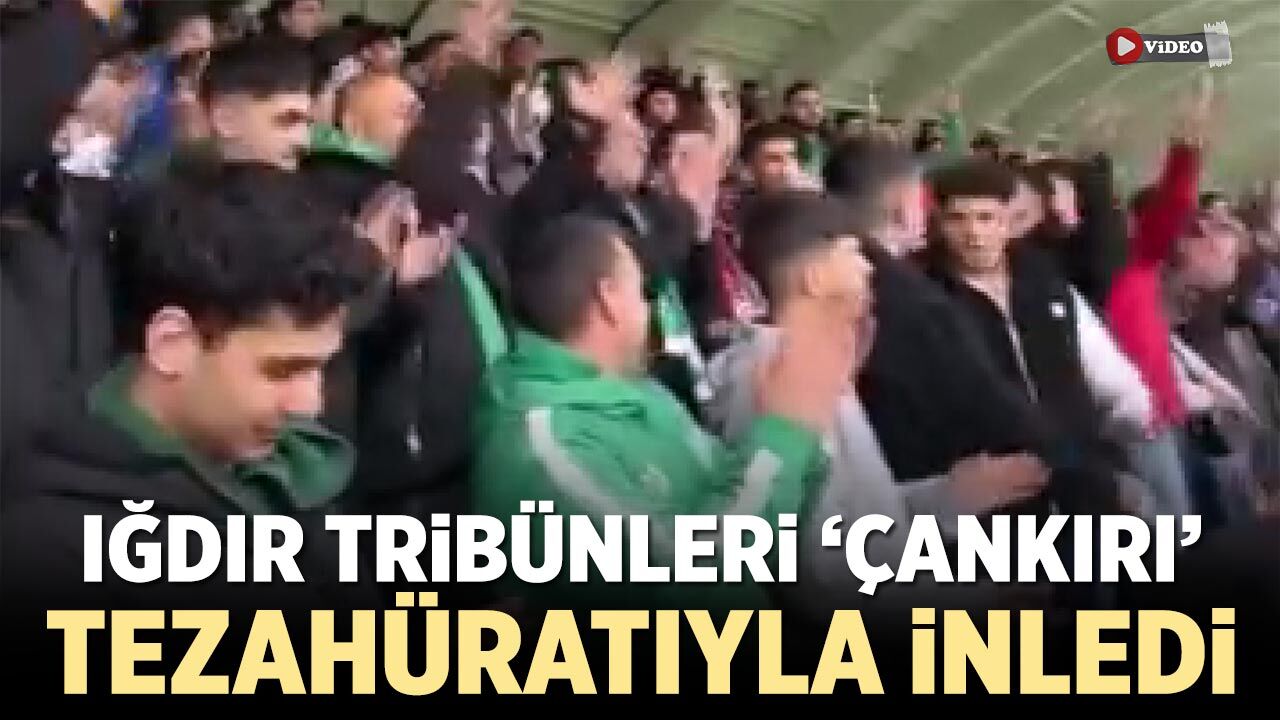 Iğdır tribünleri Çankırı tezahüratıyla inledi