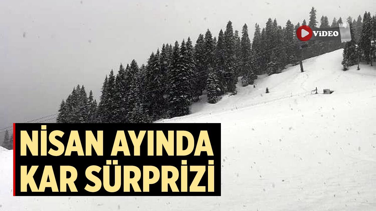 Nisan Ayında Kar Sürprizi: Ilgaz Dağı Beyaza Büründü