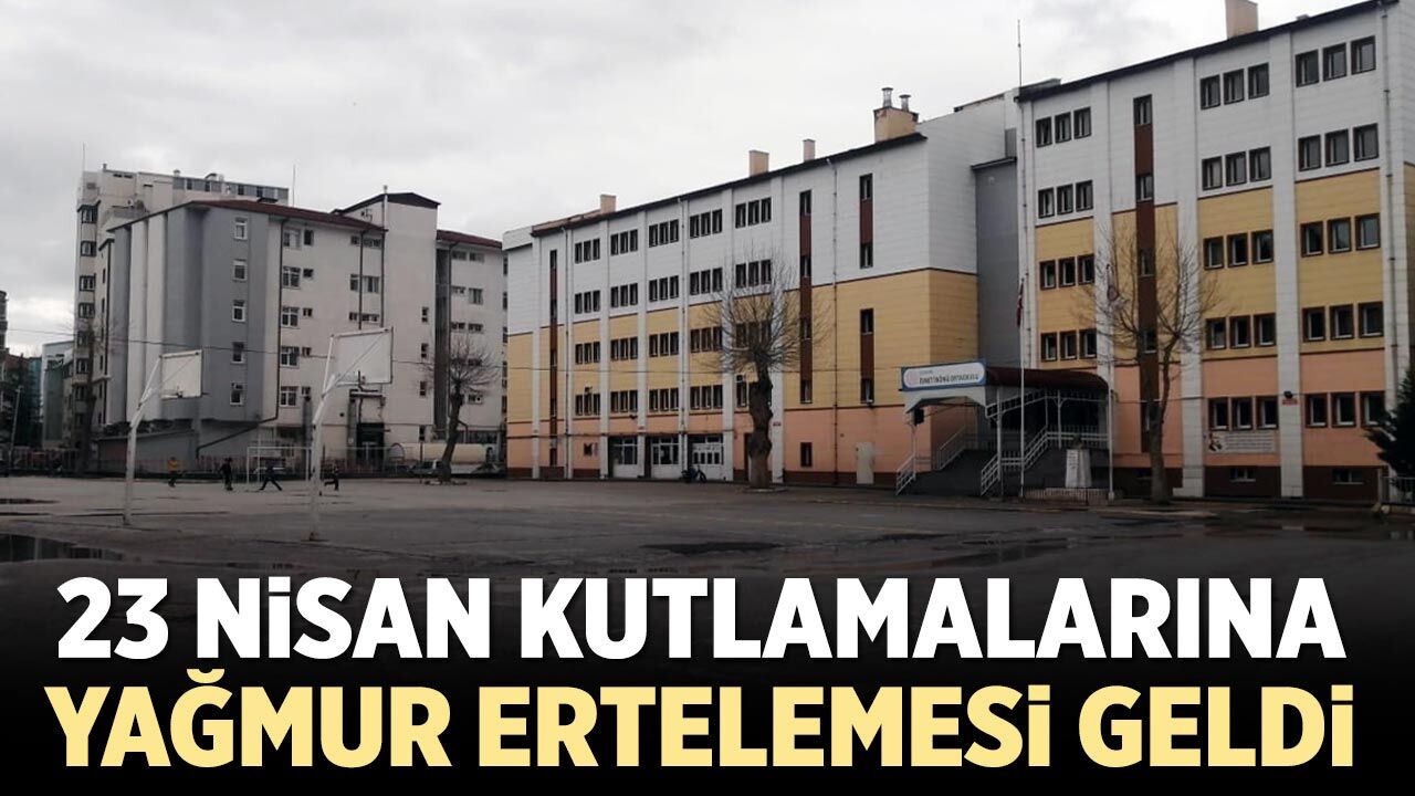 Çankırı’da 23 Nisan Kutlamalarına Yağmur Ertelemesi