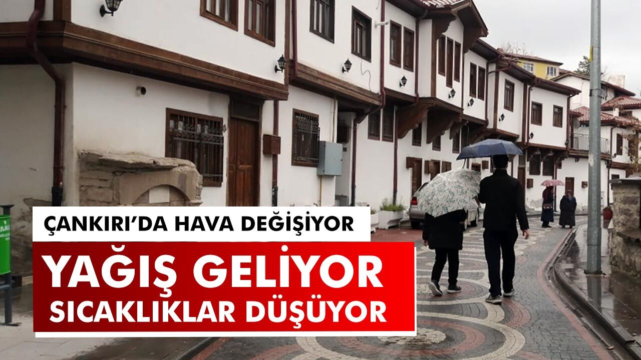 Çankırı’da Bahar Yerini Soğuk ve Yağışlı Havaya Bırakıyor