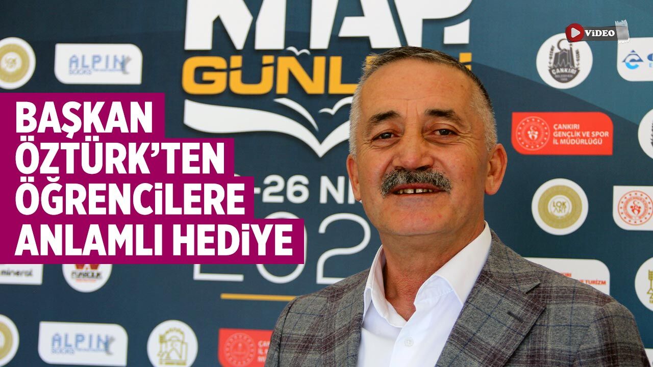 Ilgaz Belediye Başkanı Öztürk’ten öğrencilere anlamlı hediye