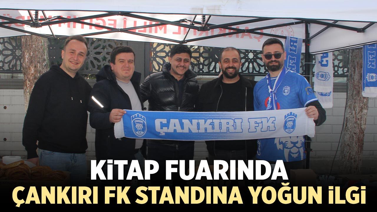 Kitap Fuarında Çankırı FK standına yoğun ilgi
