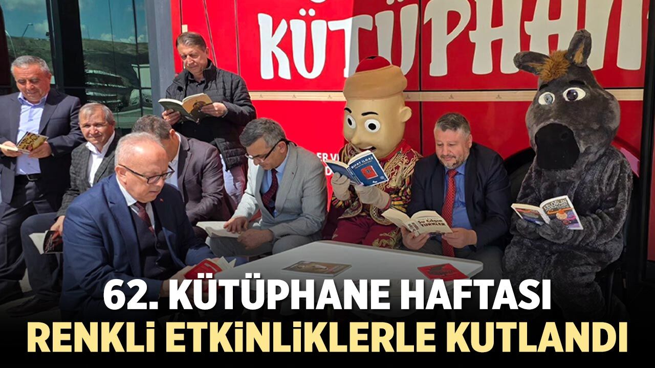 Çankırı’da 62. Kütüphane Haftası renkli etkinliklerle kutlandı