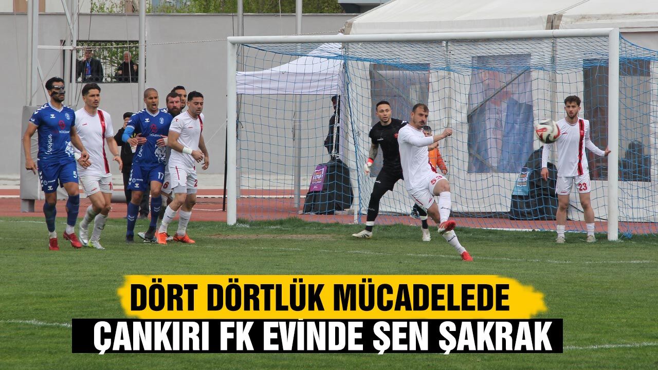 Çankırı FK evinde şen şakrak