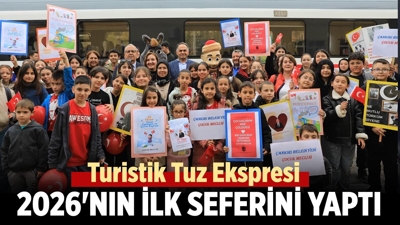 Turistik Tuz Ekspresi 2026'nın ilk seferini yaptı
