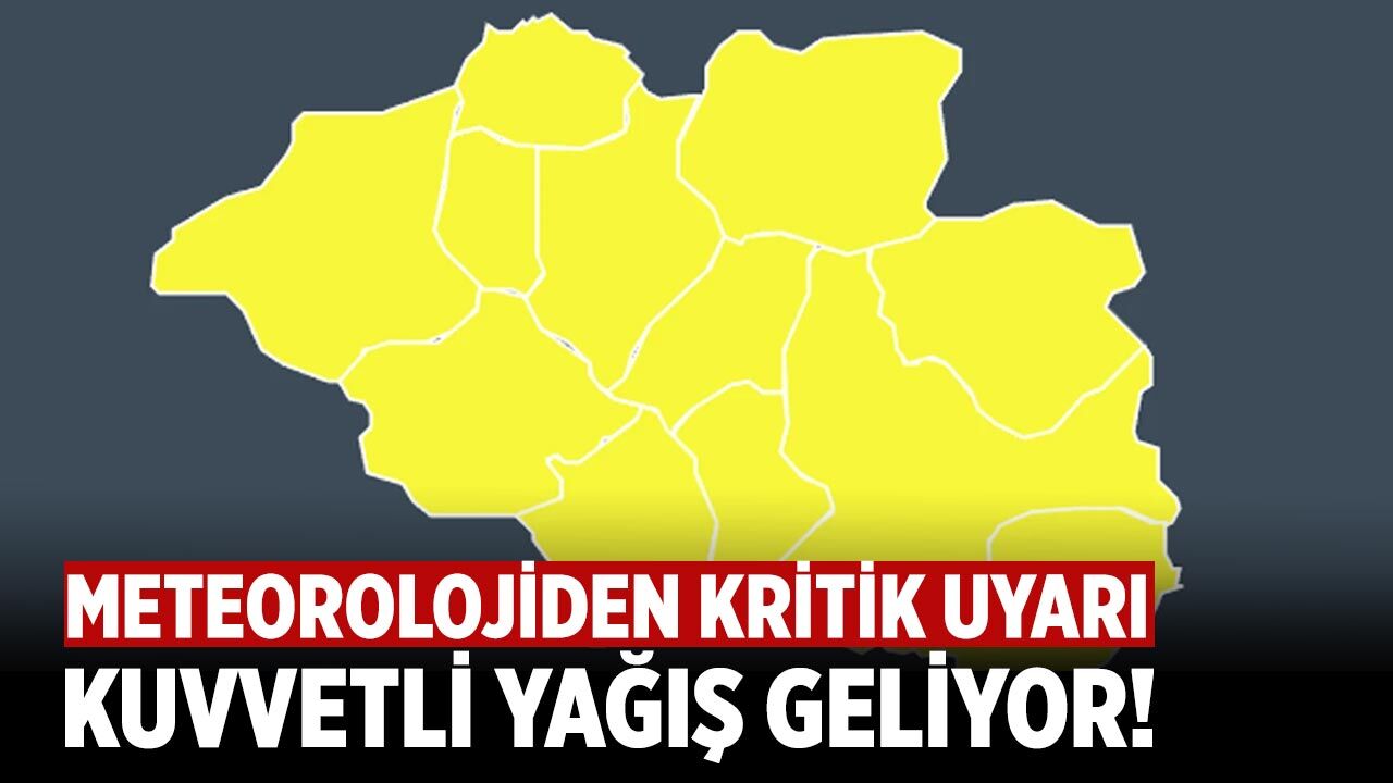 Çankırı İçin Meteorolojiden Kritik Uyarı: Kuvvetli Yağış Geliyor!