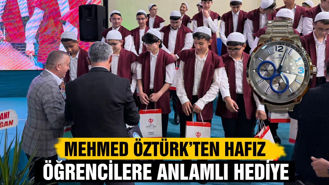 Başkan Öztürk’ten hafız öğrencilere dikkat çeken hediye