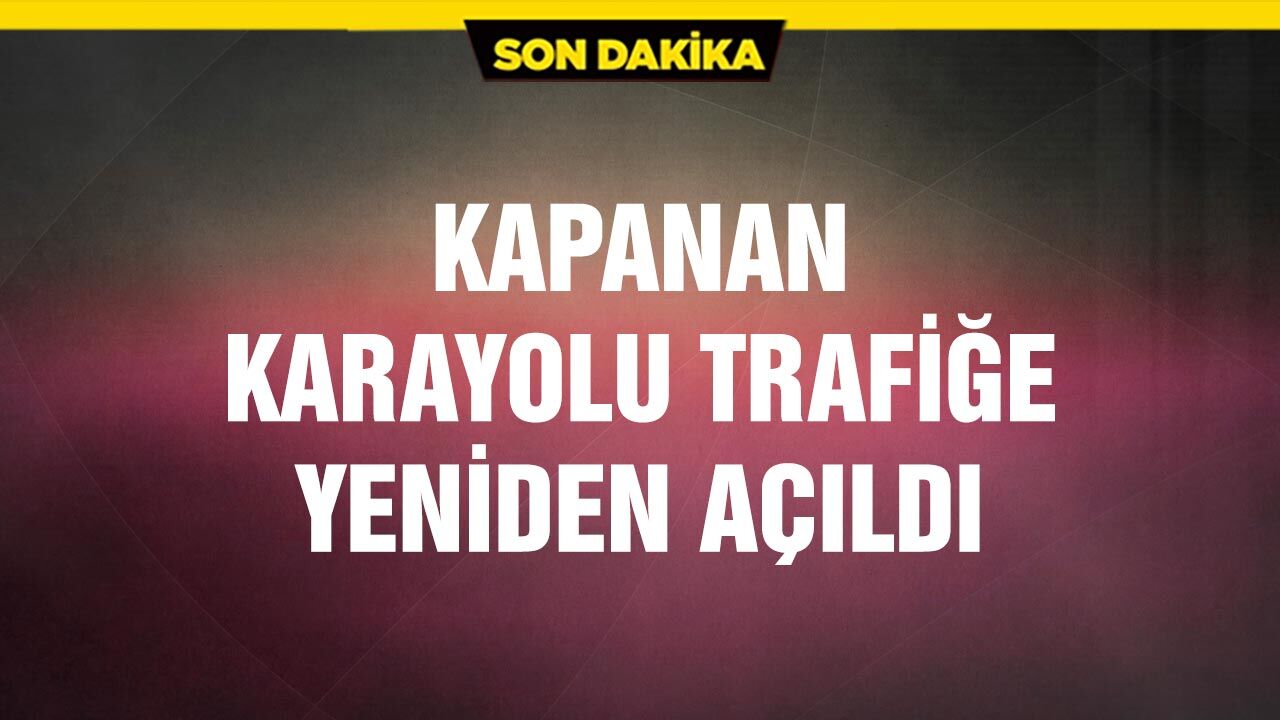 Çankırı–Korgun D-765 Karayolu trafiğe yeniden açıldı